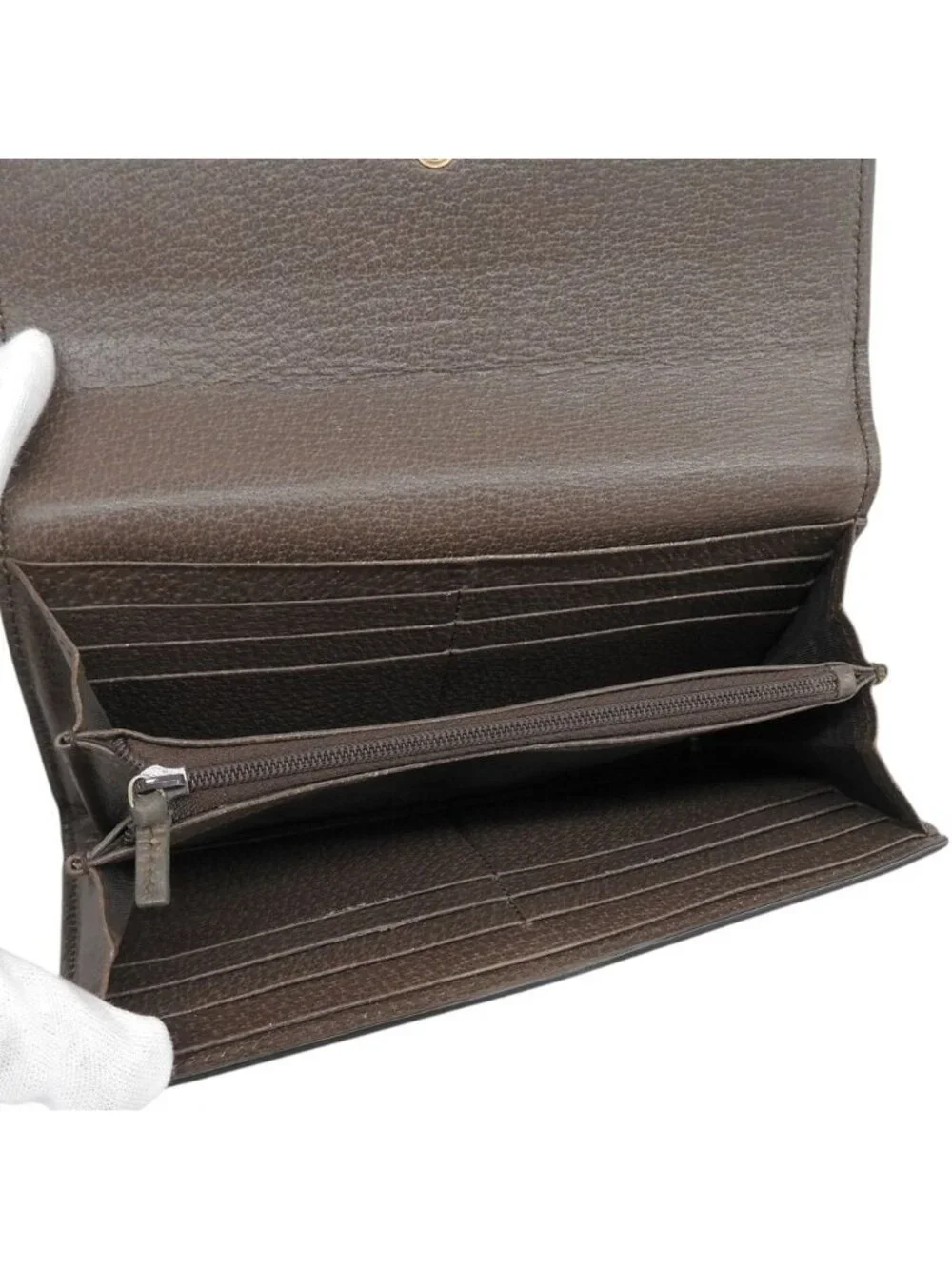 Gucci Ophidia GG Continental Wallet Sherry Line